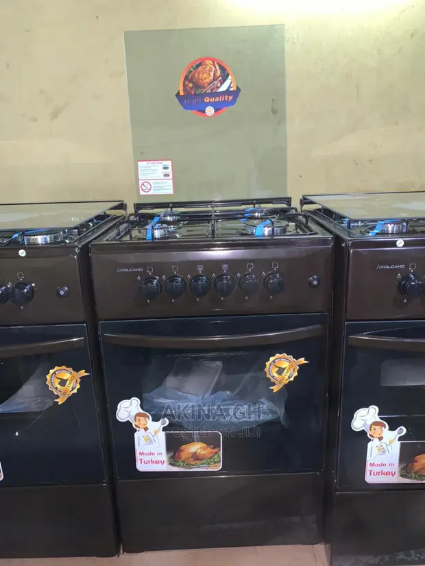 Volcano Turkish Gas Cooker 4 Burner With Oven 50x50 7