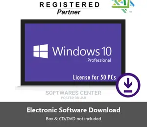 Microsoft Windows 10 Pro – ESD License for 50 Pcs