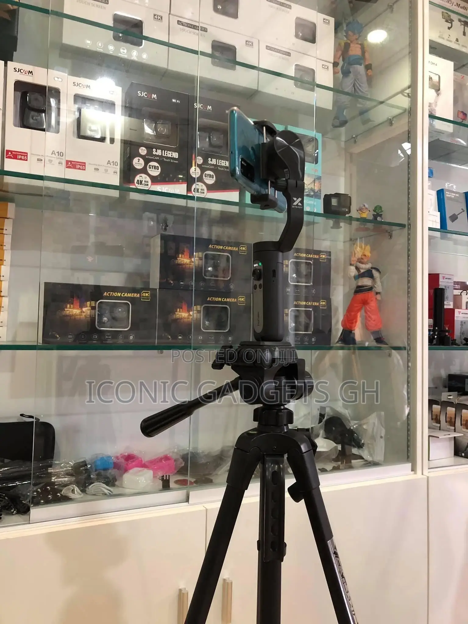 Multipurpose 5ft Tripod Stand With Phone Holder