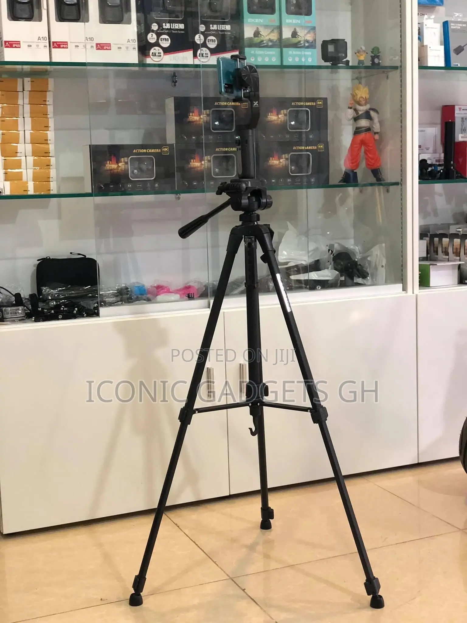 Multipurpose 5ft Tripod Stand With Phone Holder