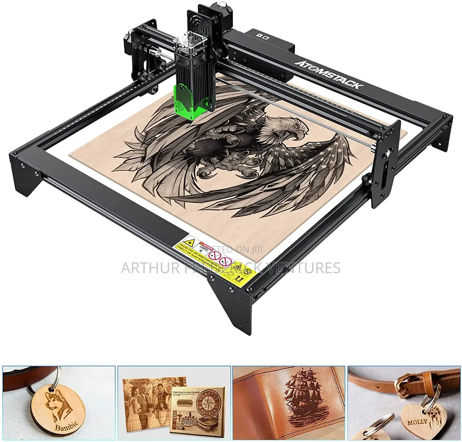 Latest Engraving Cutting Machine 40w + Rotary Roller