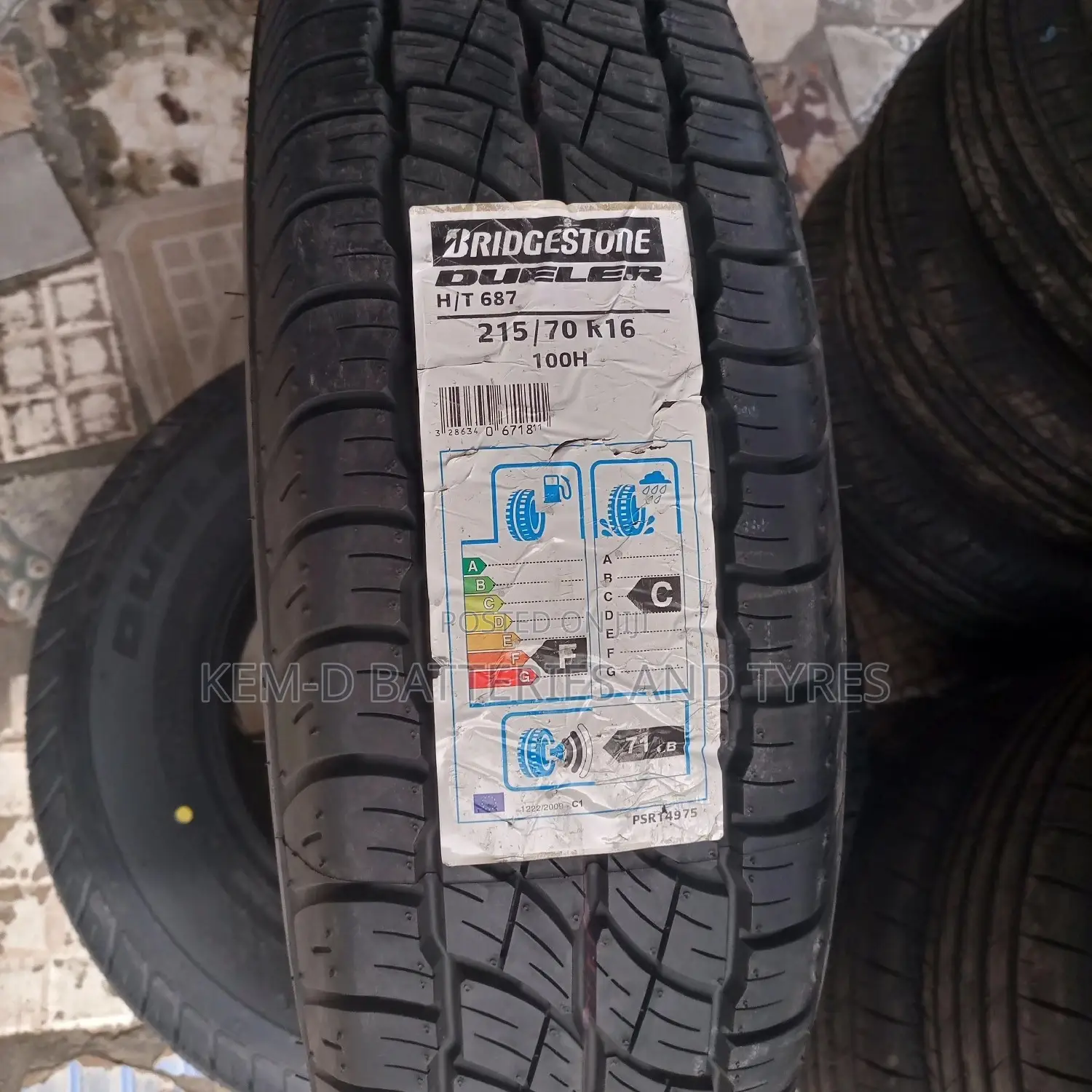 215/70r16 Bridgestone Dueler Tires - Japan