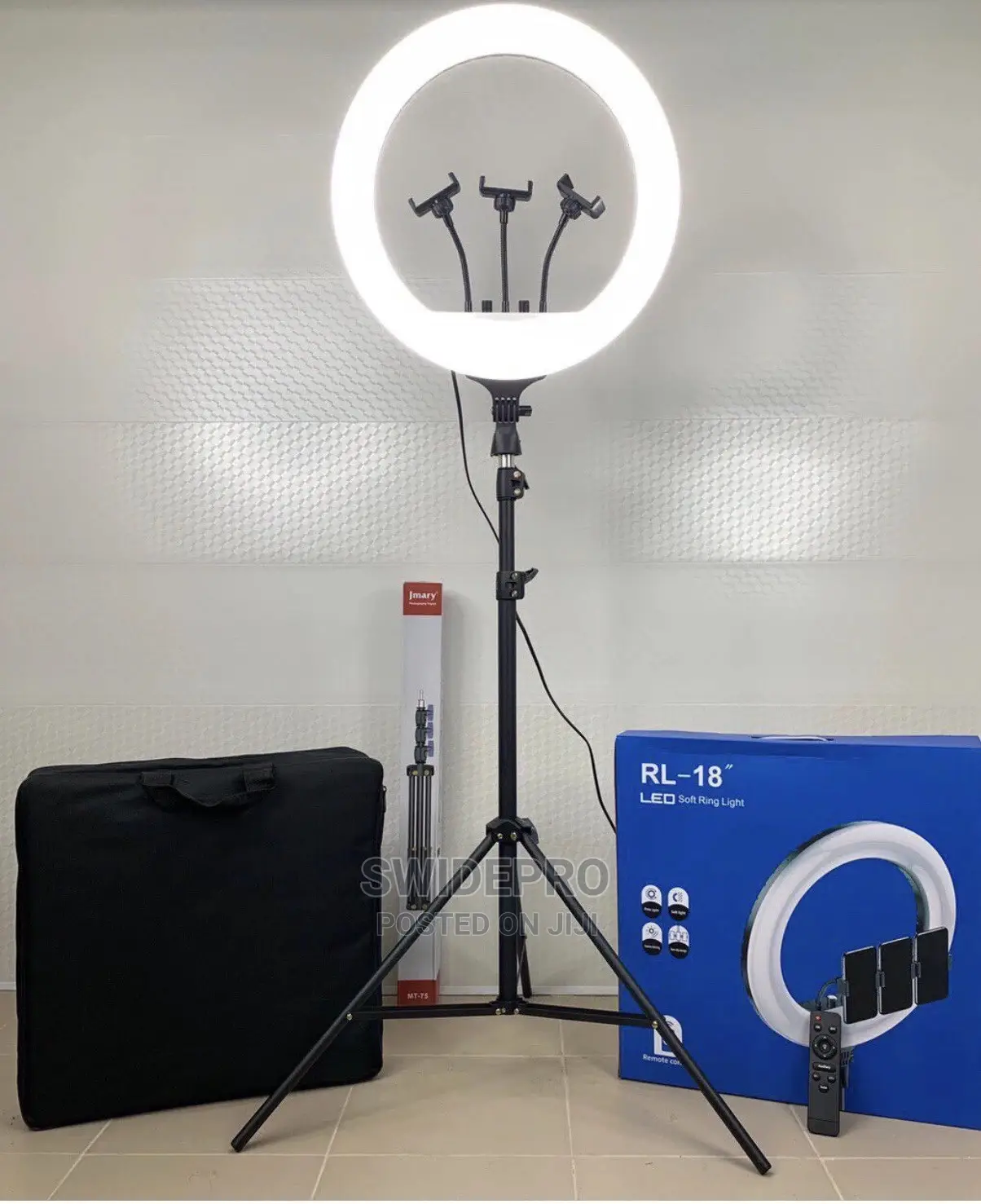 18 Inches Ringlight With Stand, Bag and Remote