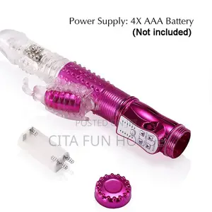 Waterproof G-Spot/Clit Stimulator Dildo Vibrator