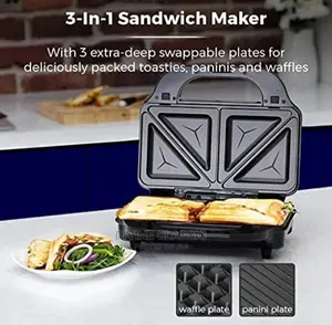 Photo - 3in1 Sandwich/Waffle/Panini Maker