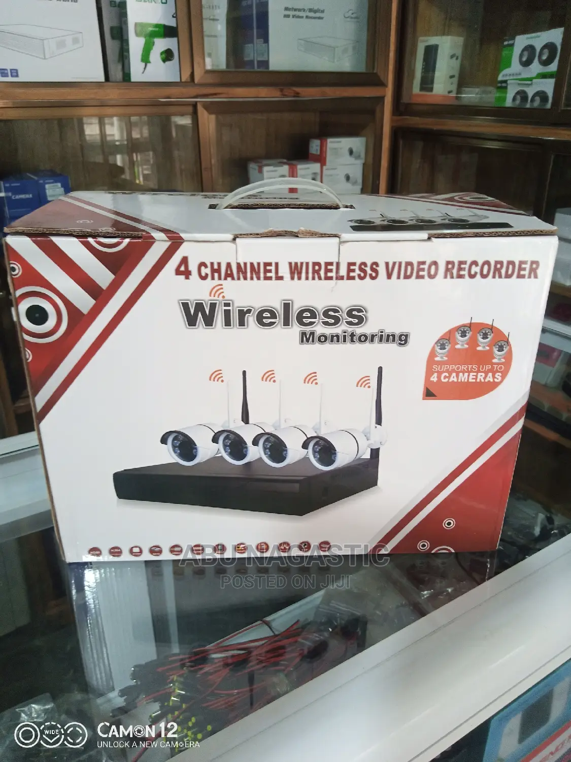 4channel Wireless Video Recorder, Support Upto 4 Cameras