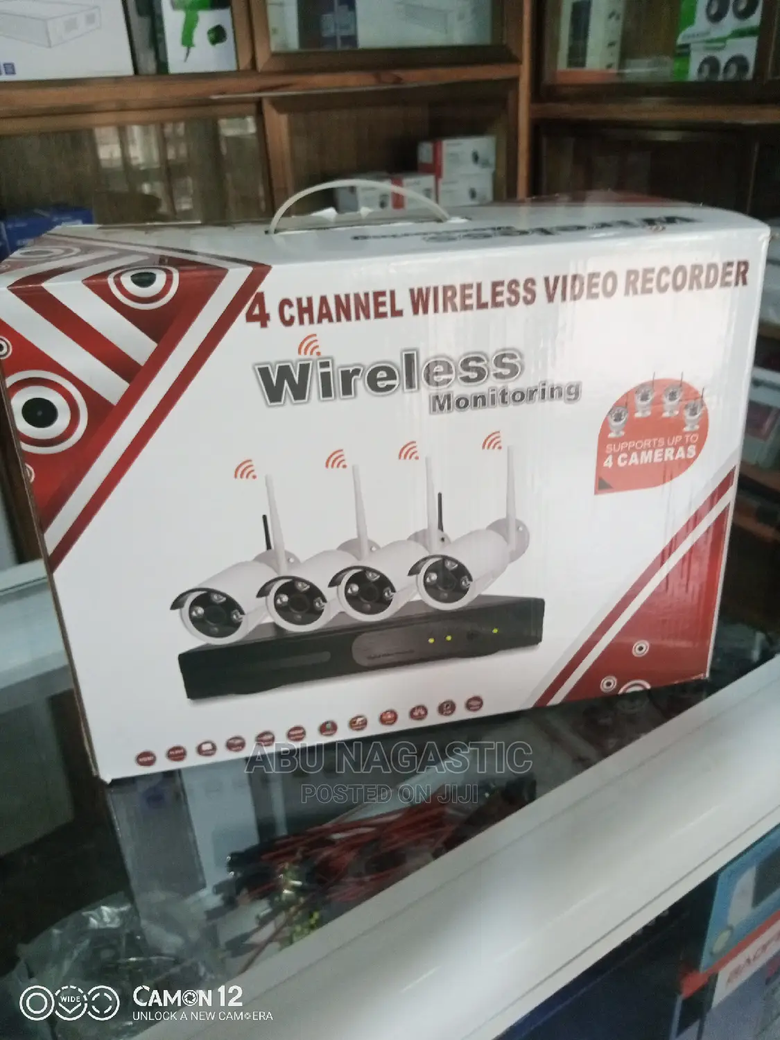 4channel Wireless Video Recorder, Support Upto 4 Cameras