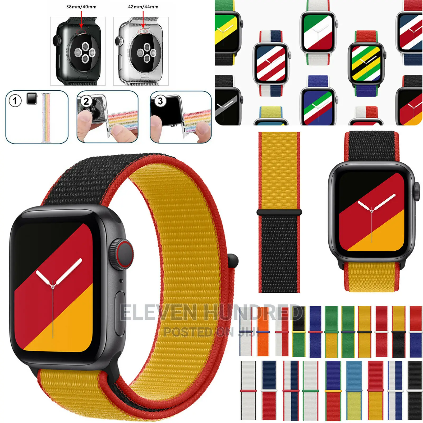 Apple Watch Strap 7/6/5/4/Se Nylon 38/40/41/42/44/45mm
