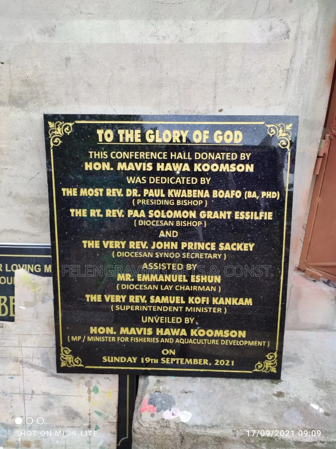 Granite, Marble and Tile Plaque