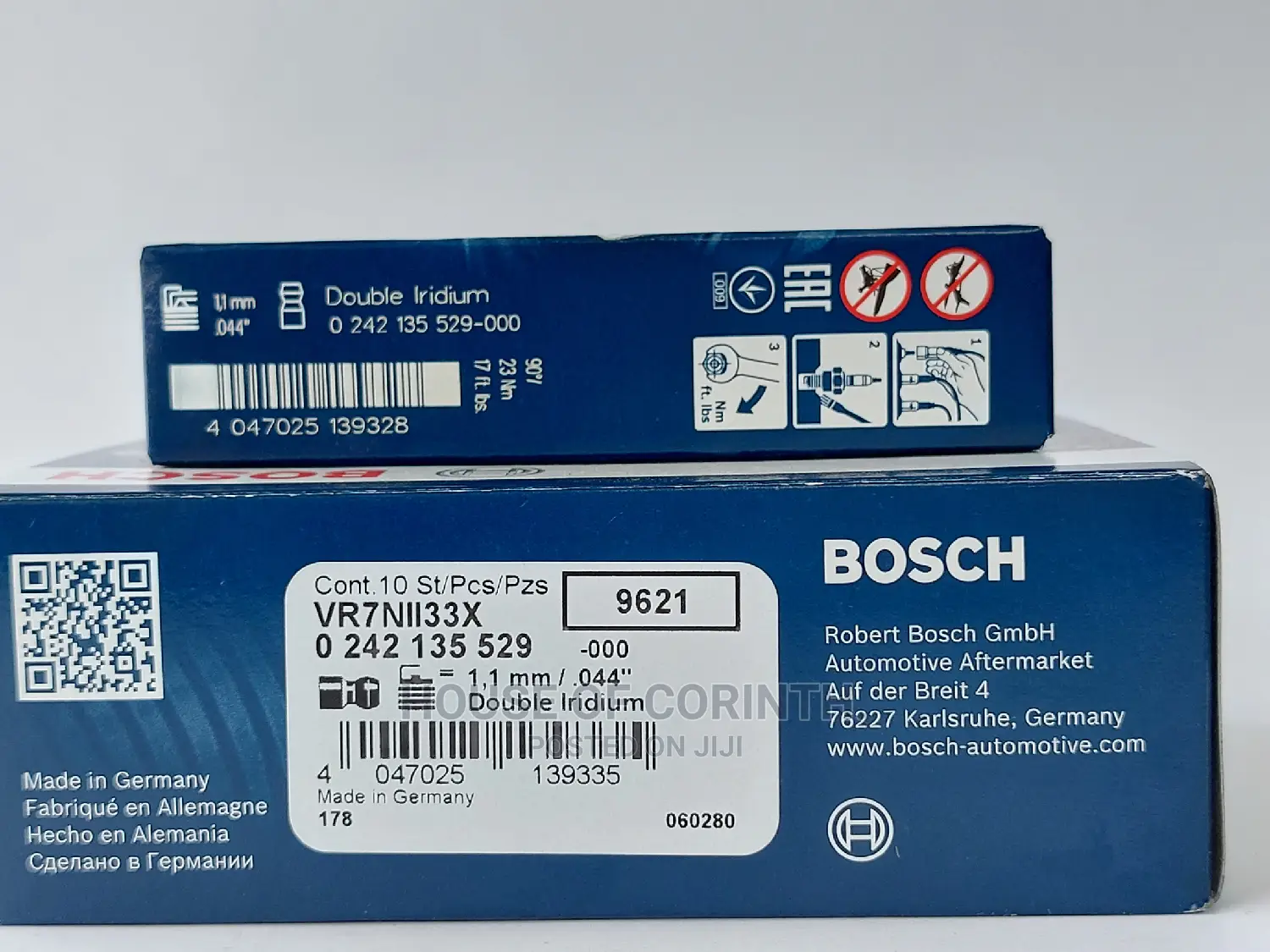 Bosch Spark Plugs - TOYOTA, Etc, Double Iridium (14,14)