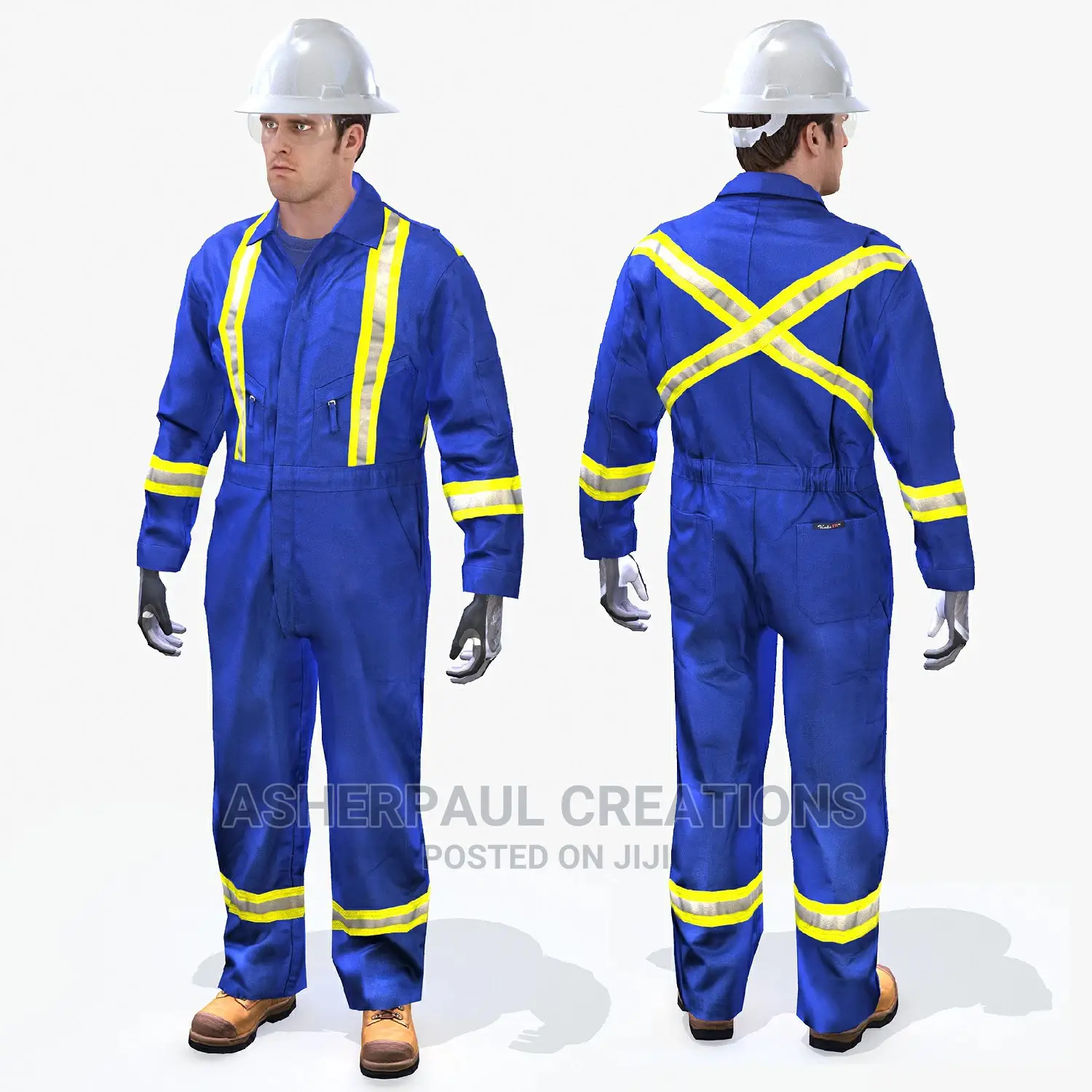 Sew and Customise Your Overall With Ur Company Name