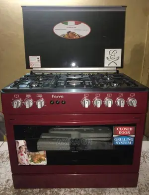 Ferre 5 Burners Gas Cooker 90x60