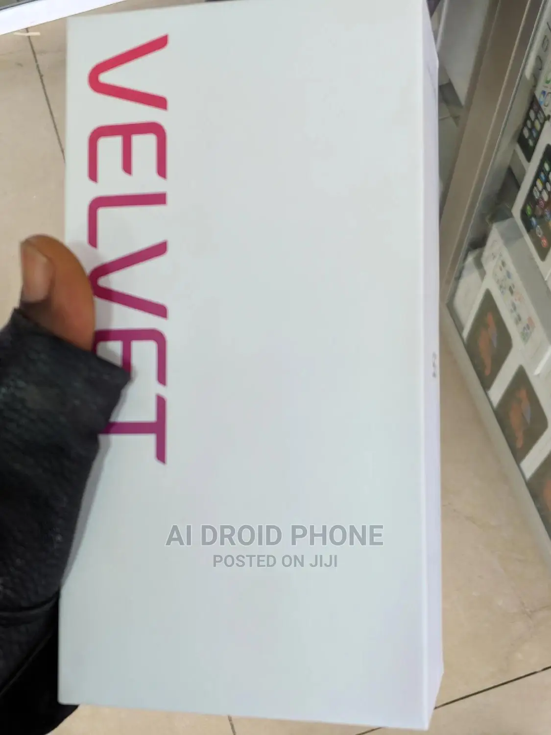New LG Velvet 128 GB Gray