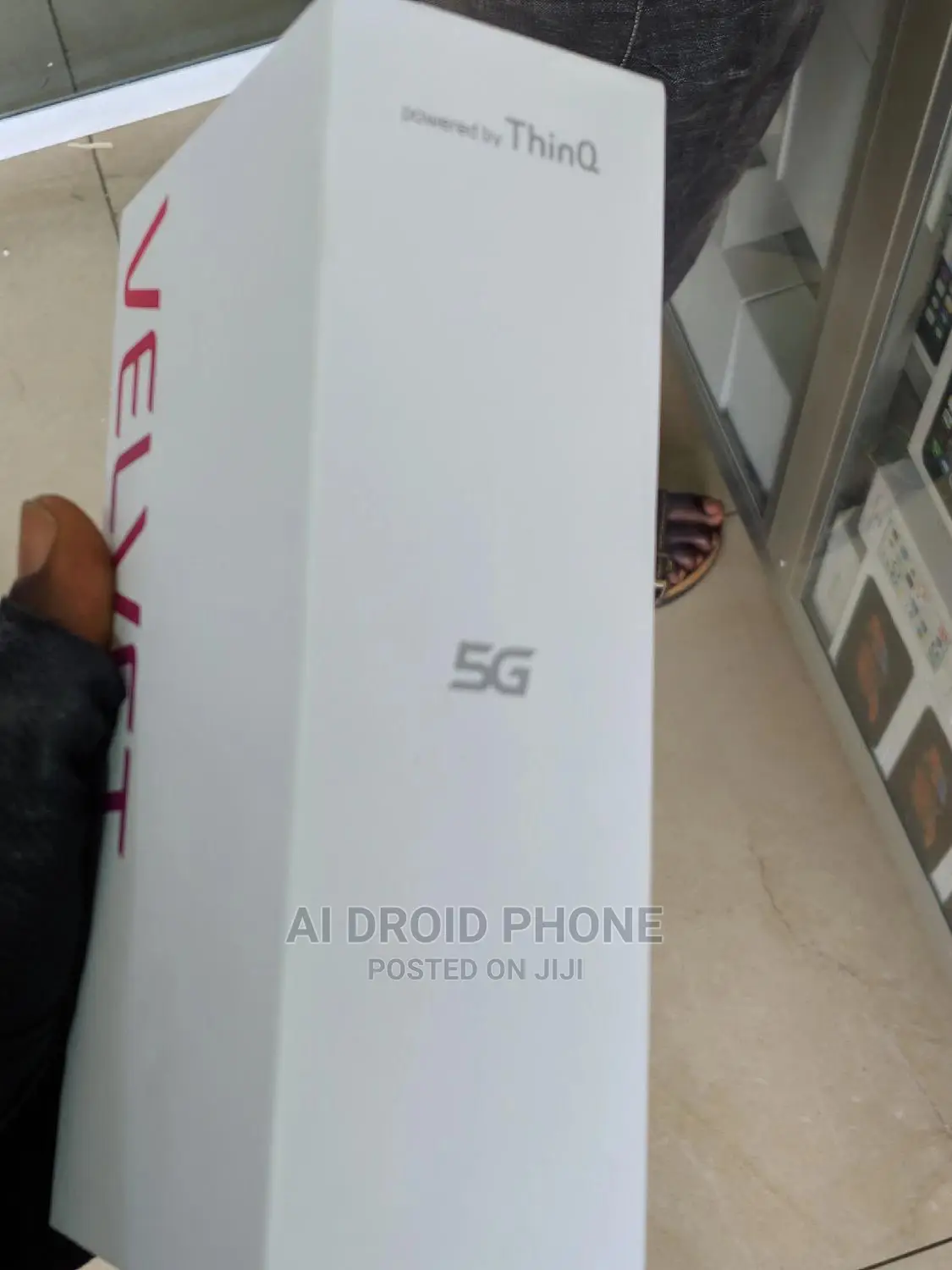 New LG Velvet 128 GB Gray