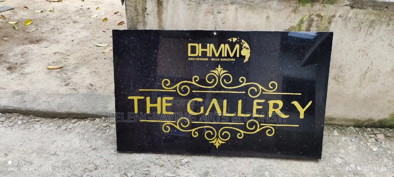 Granite, Marble and Tile Plaque