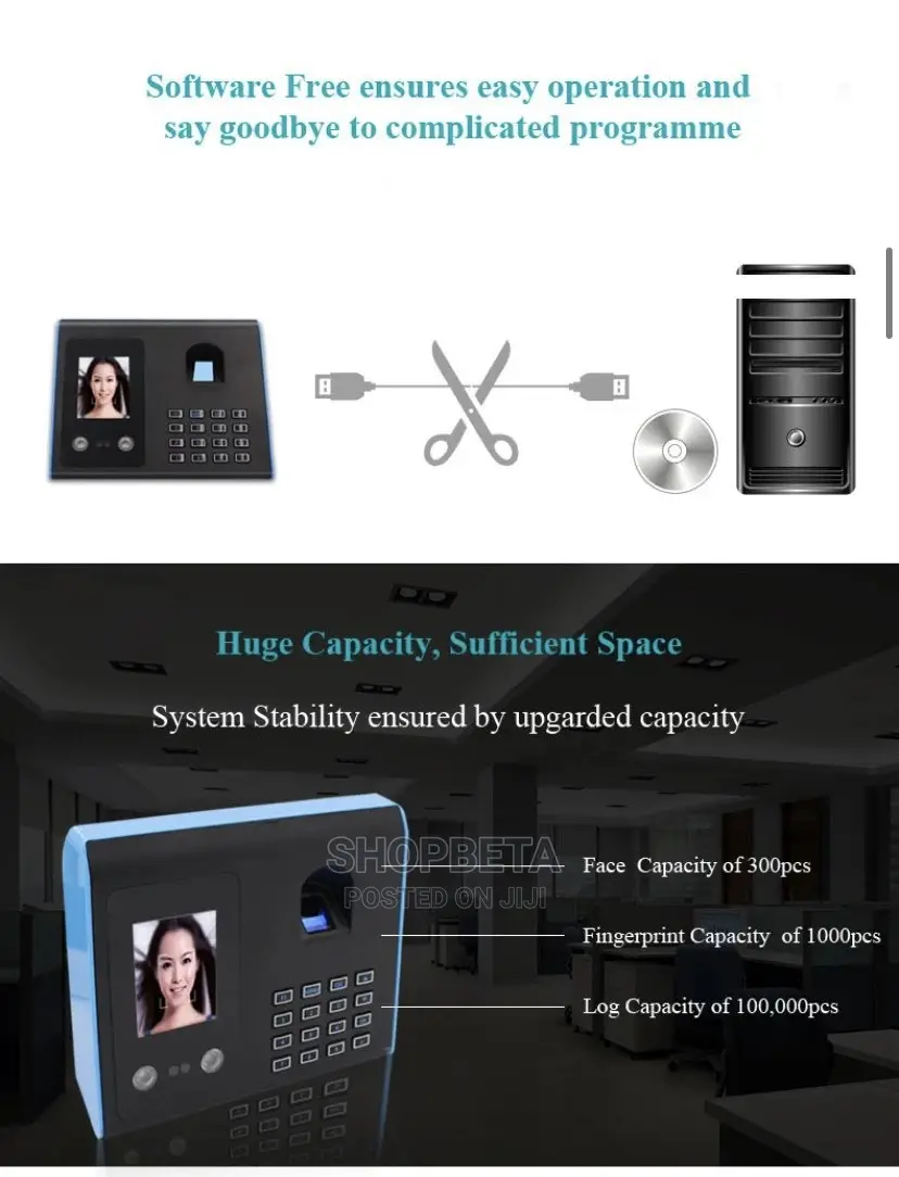 Facial Recognition Biometric Attendace Machine