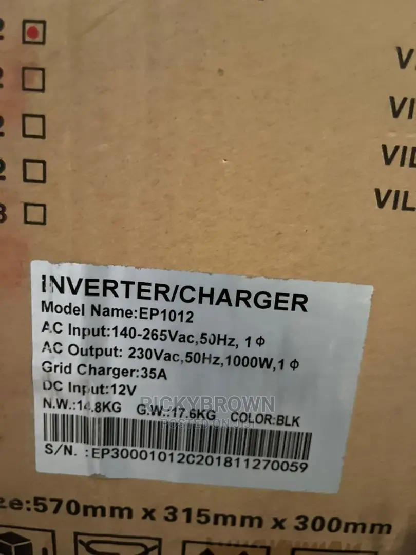 12v 1000watts POWERSTAR INVERTERS