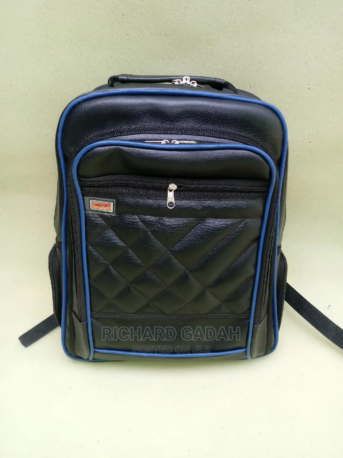 Quality Made in Ghana Leather Backpack