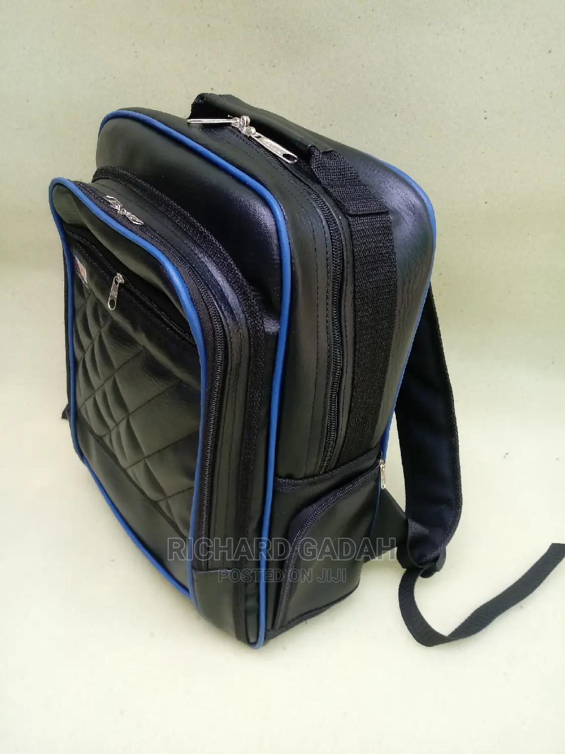 Quality Made in Ghana Leather Backpack