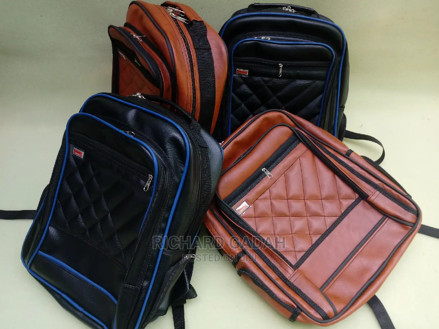 Quality Made in Ghana Leather Backpack
