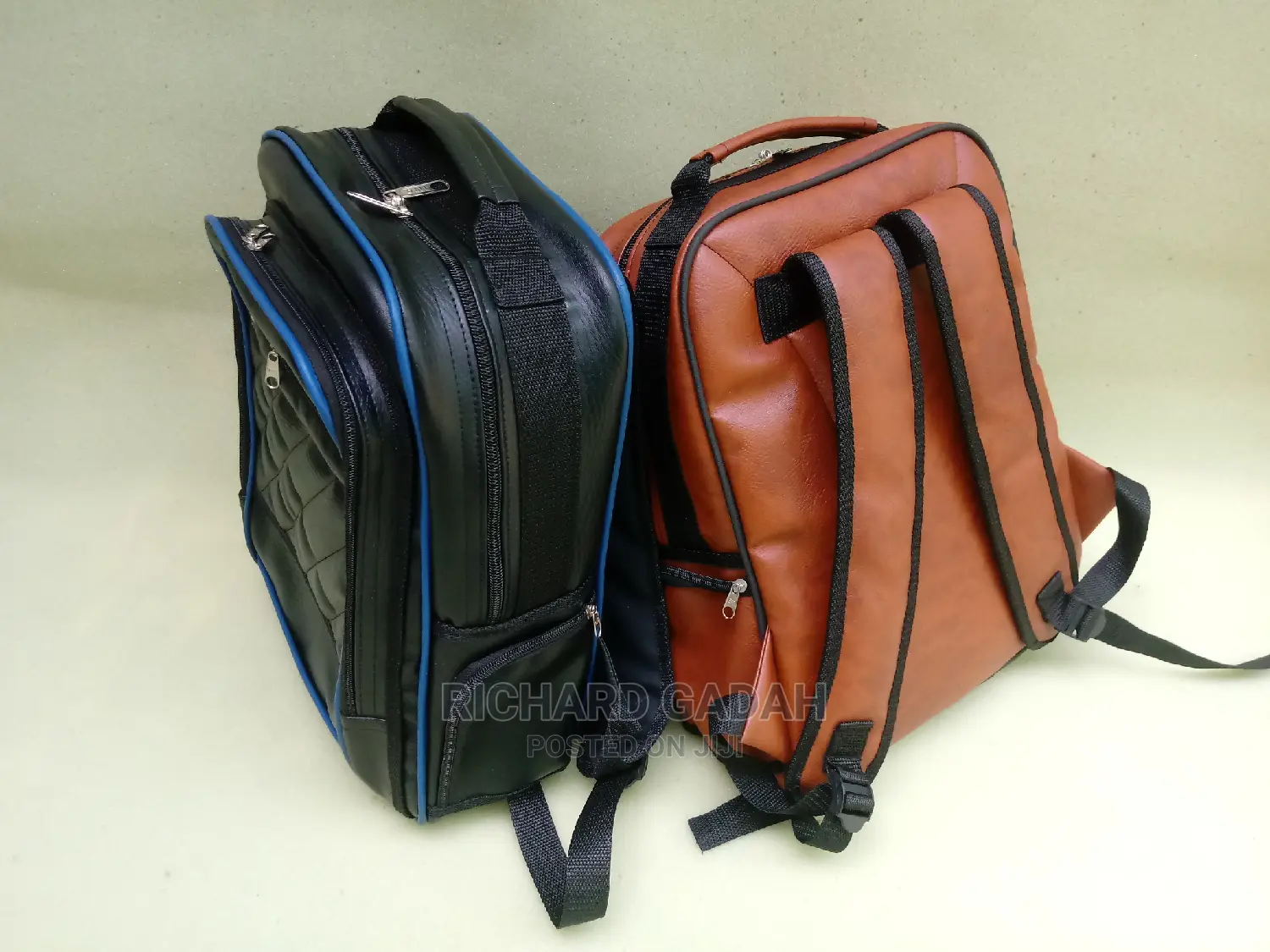 Quality Made in Ghana Leather Backpack
