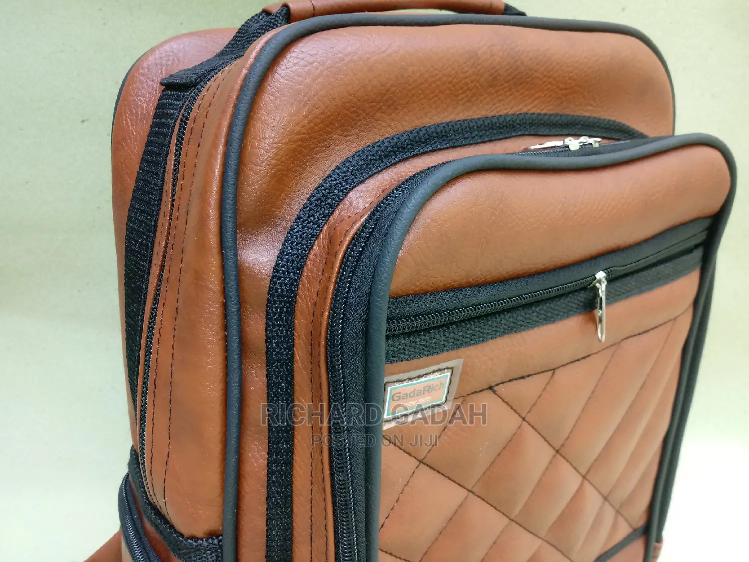 Quality Made in Ghana Leather Backpack