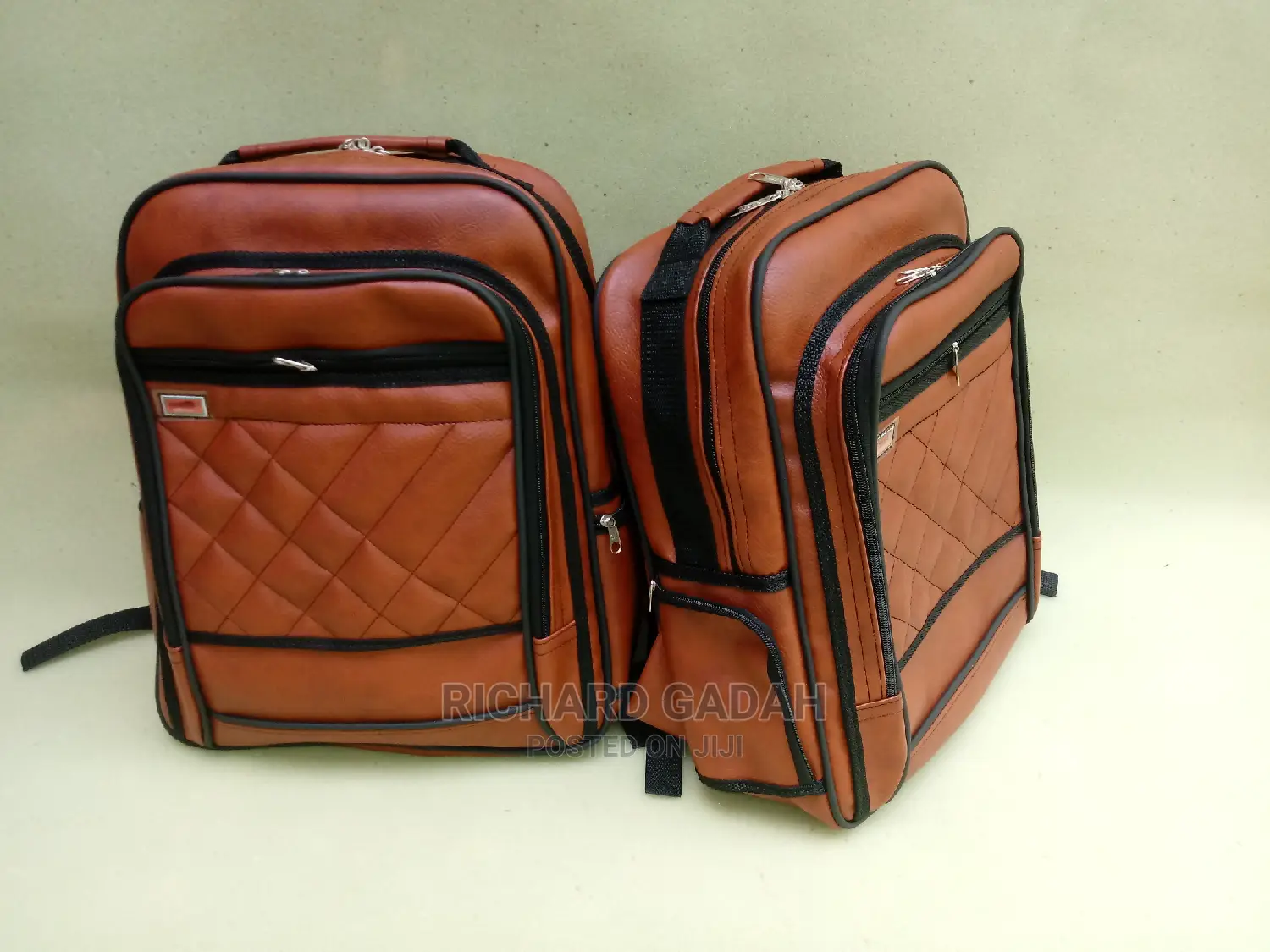 Quality Made in Ghana Leather Backpack