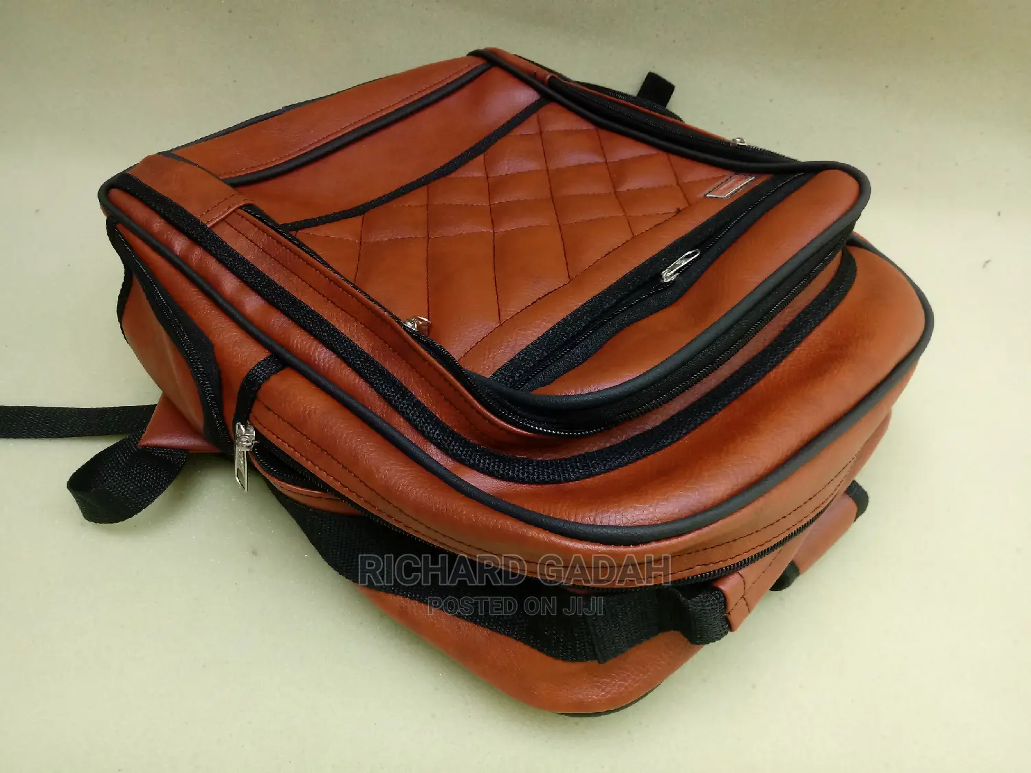 Quality Made in Ghana Leather Backpack