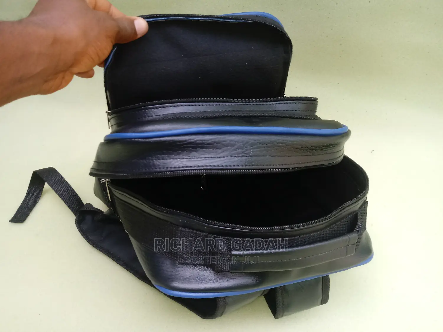 Quality Made in Ghana Leather Backpack