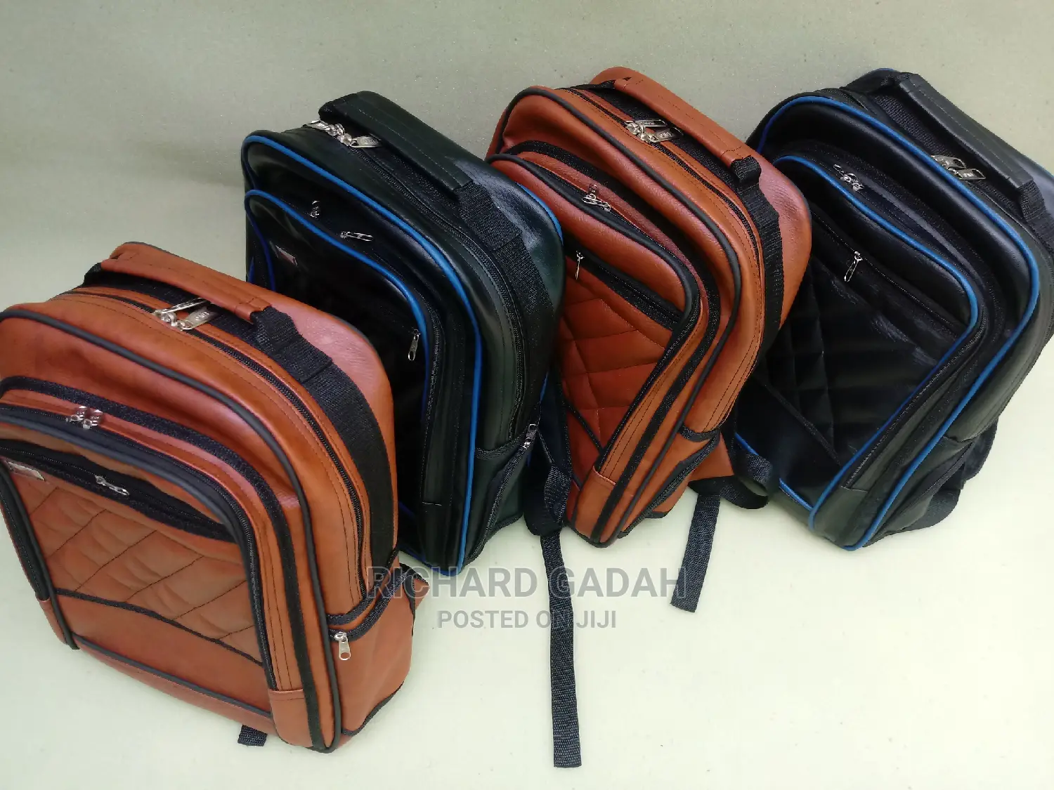 Quality Made in Ghana Leather Backpack
