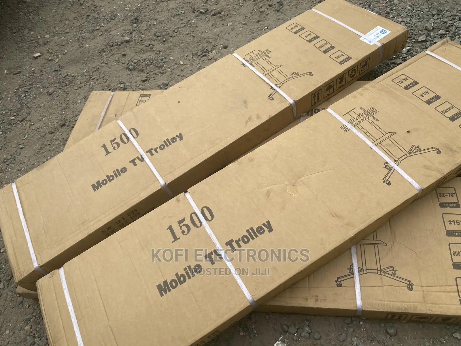 Mobile TV Cart for 32" - 65" LCD LED Plasma Flat Panel Stand