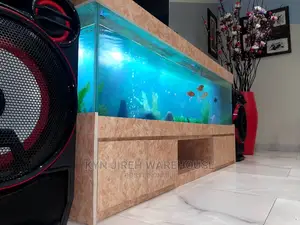 Tv Stand Aquarium With 15 Fishes Promo