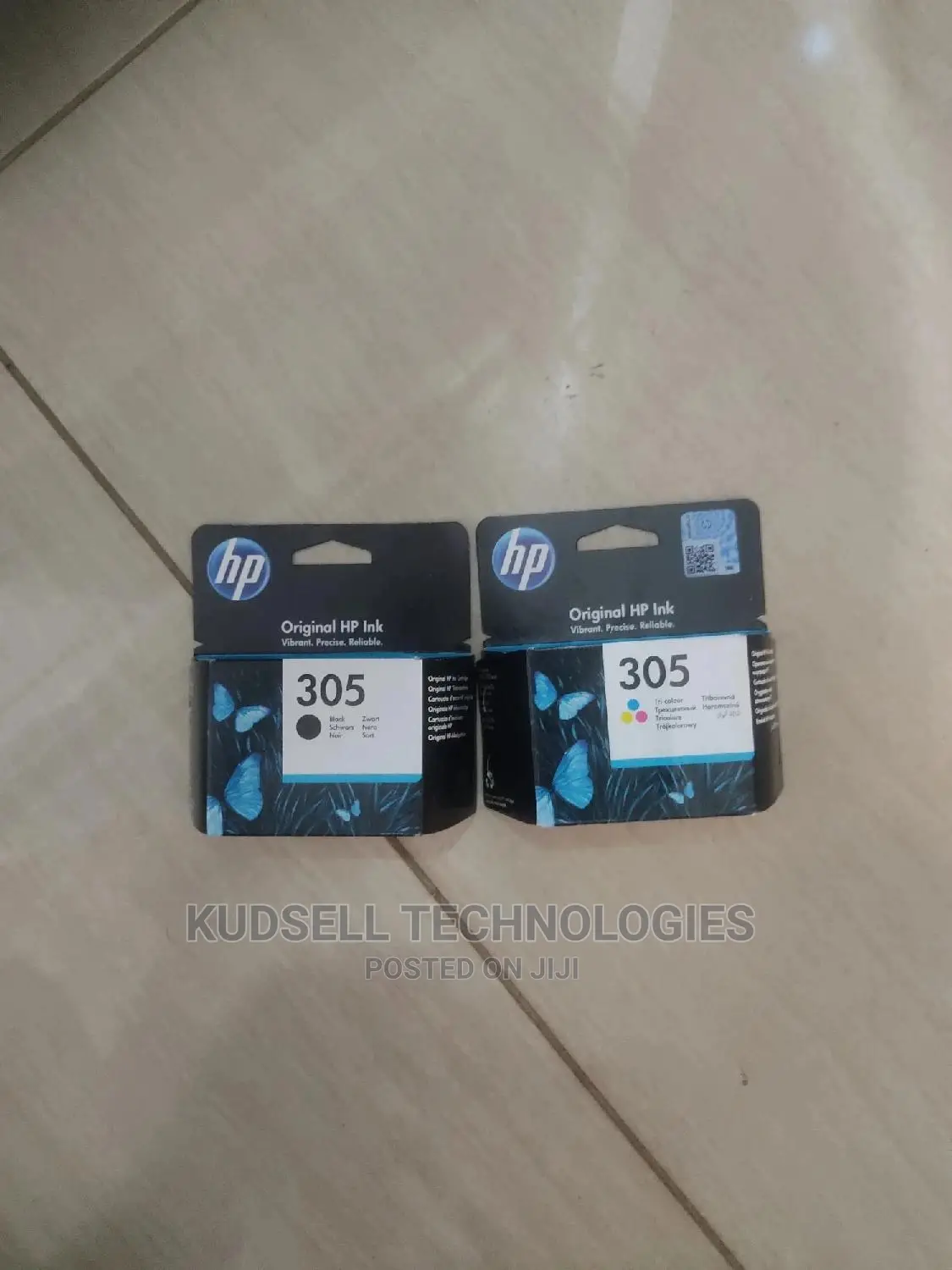 Hp Original Ink Cartridge 305 Black and Color