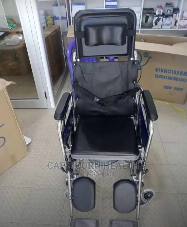Abs Commode Wheelchair Recliner(Long Back)