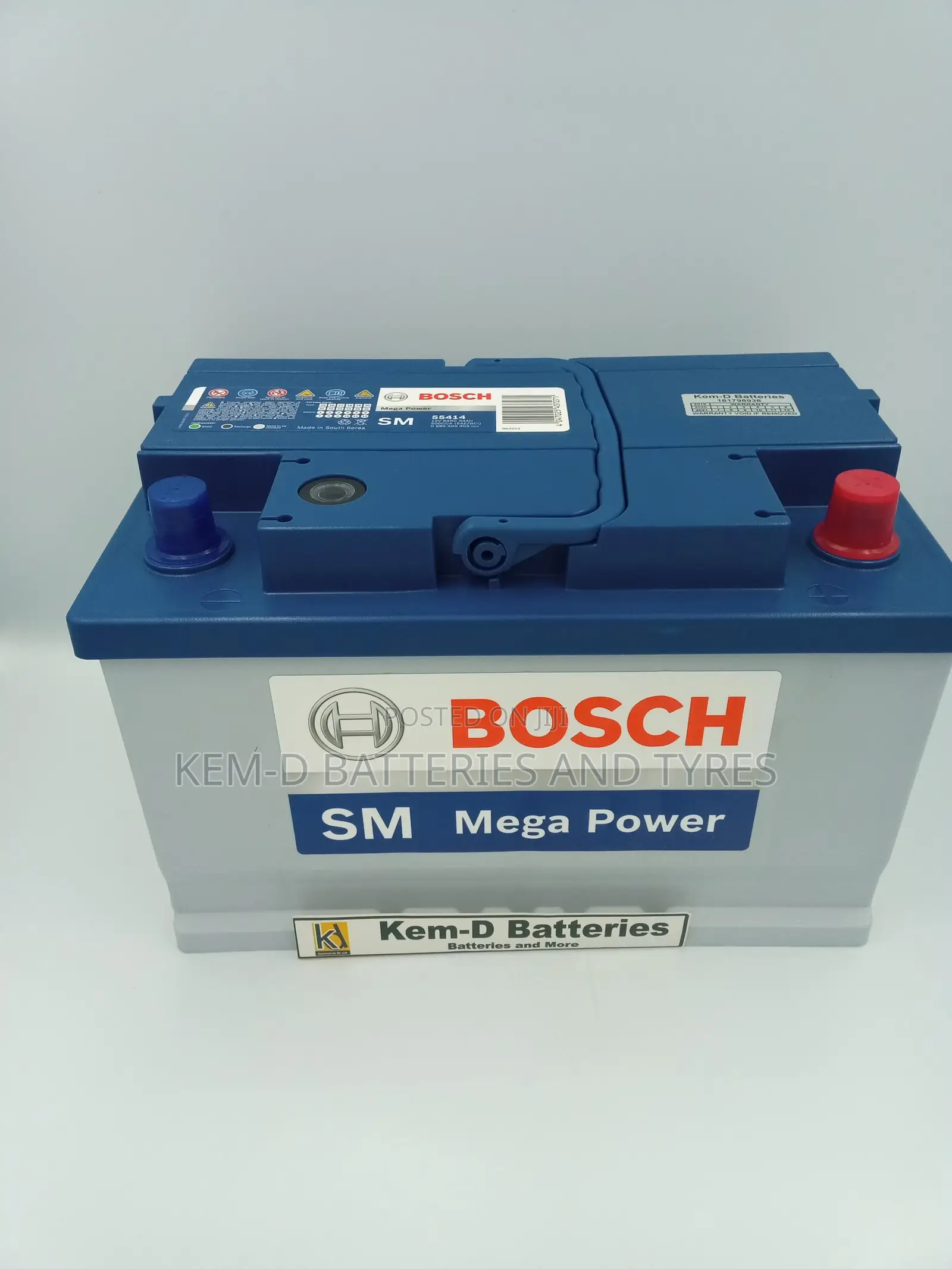 15 Plates Car Battery Bosch SM Mega Battery + Free Delivery