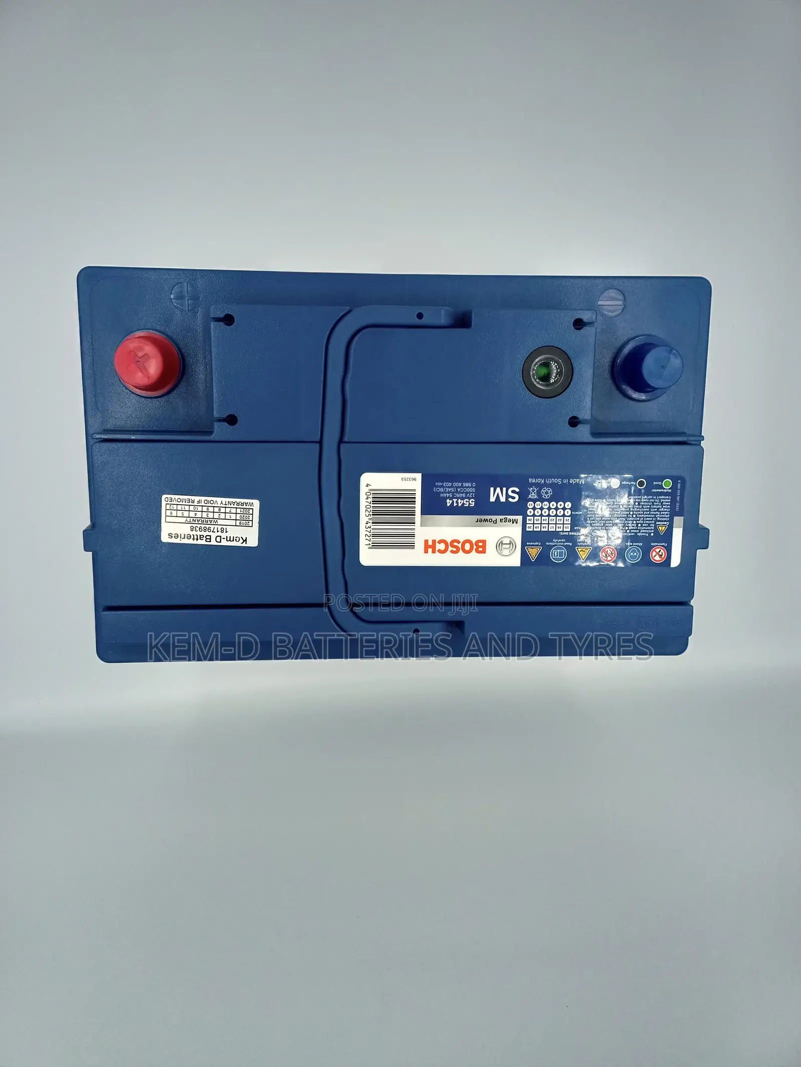 15 Plates Car Battery Bosch SM Mega Battery + Free Delivery