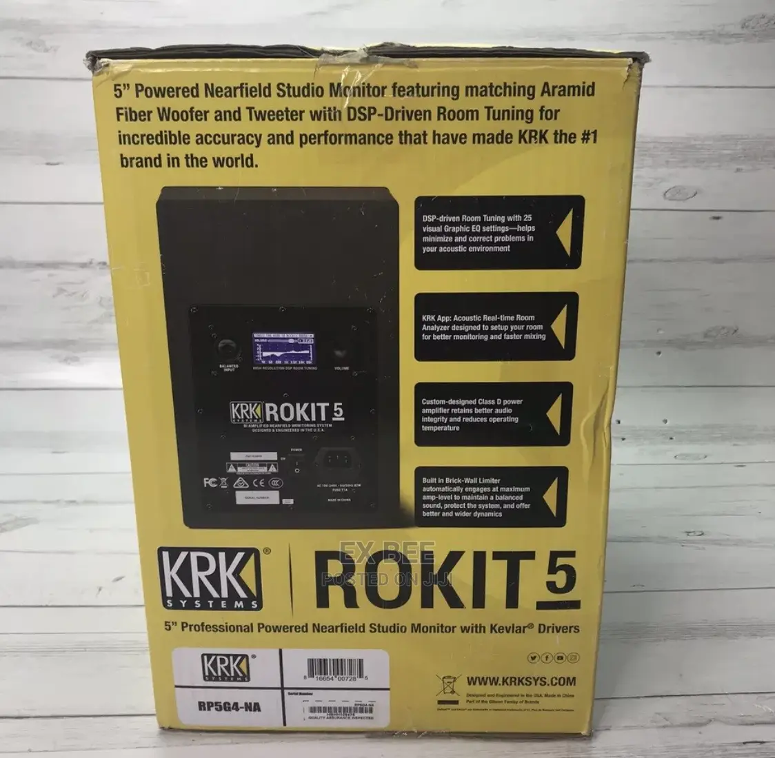 KRK RP5 Rokit 5 G4 Studio Monitor, Black