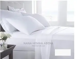 Pure White King Size Hotel Bedsheets