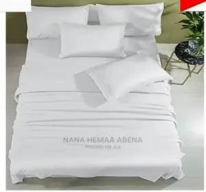 Pure White King Size Hotel Bedsheets