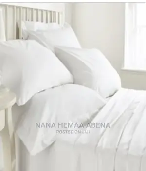Pure White King Size Hotel Bedsheets