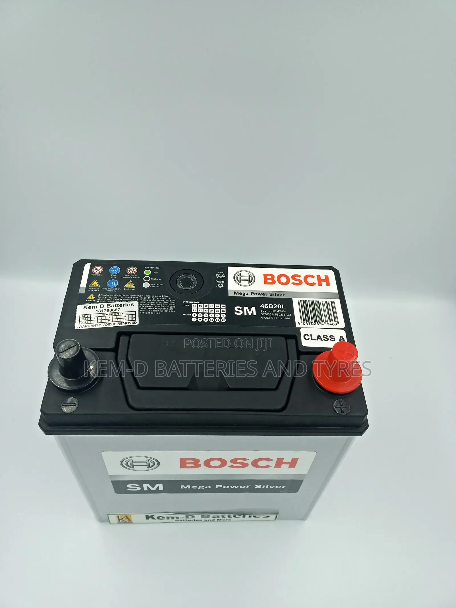 11 Plates Car Battery - Bosch Mega Battery + Free Delivery