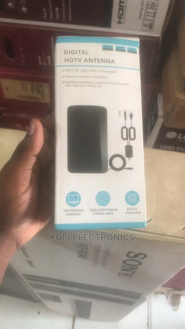 Portable Tv Antenna With Signal Booster for sale - Kofi Electronics   Price: GH 199 on Jiji.com.gh [Adabraka]