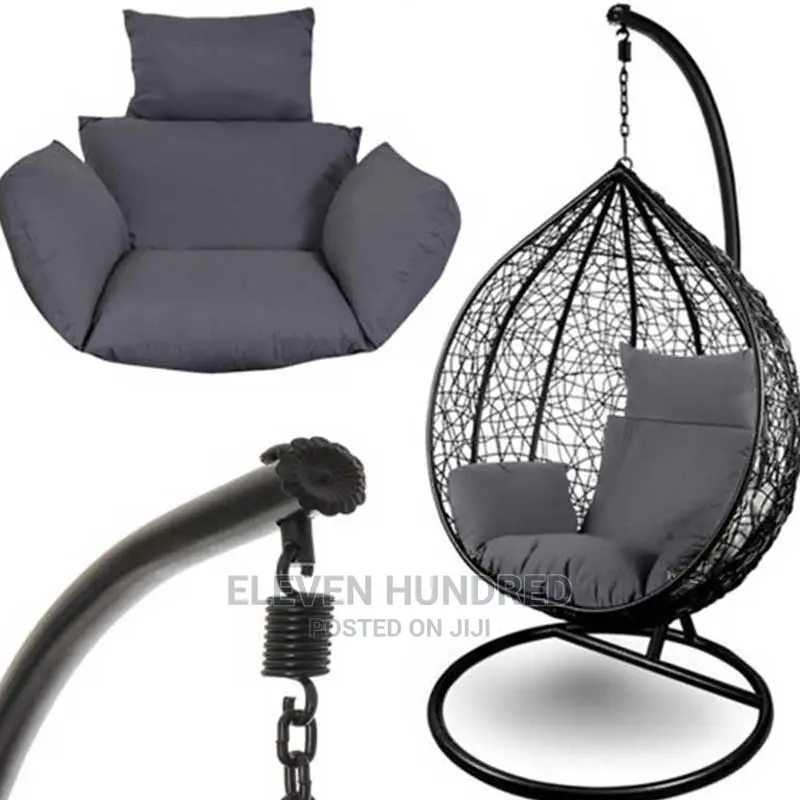 Hanging Egg Chair Swing Cushion Rattan Indoor Outdoor