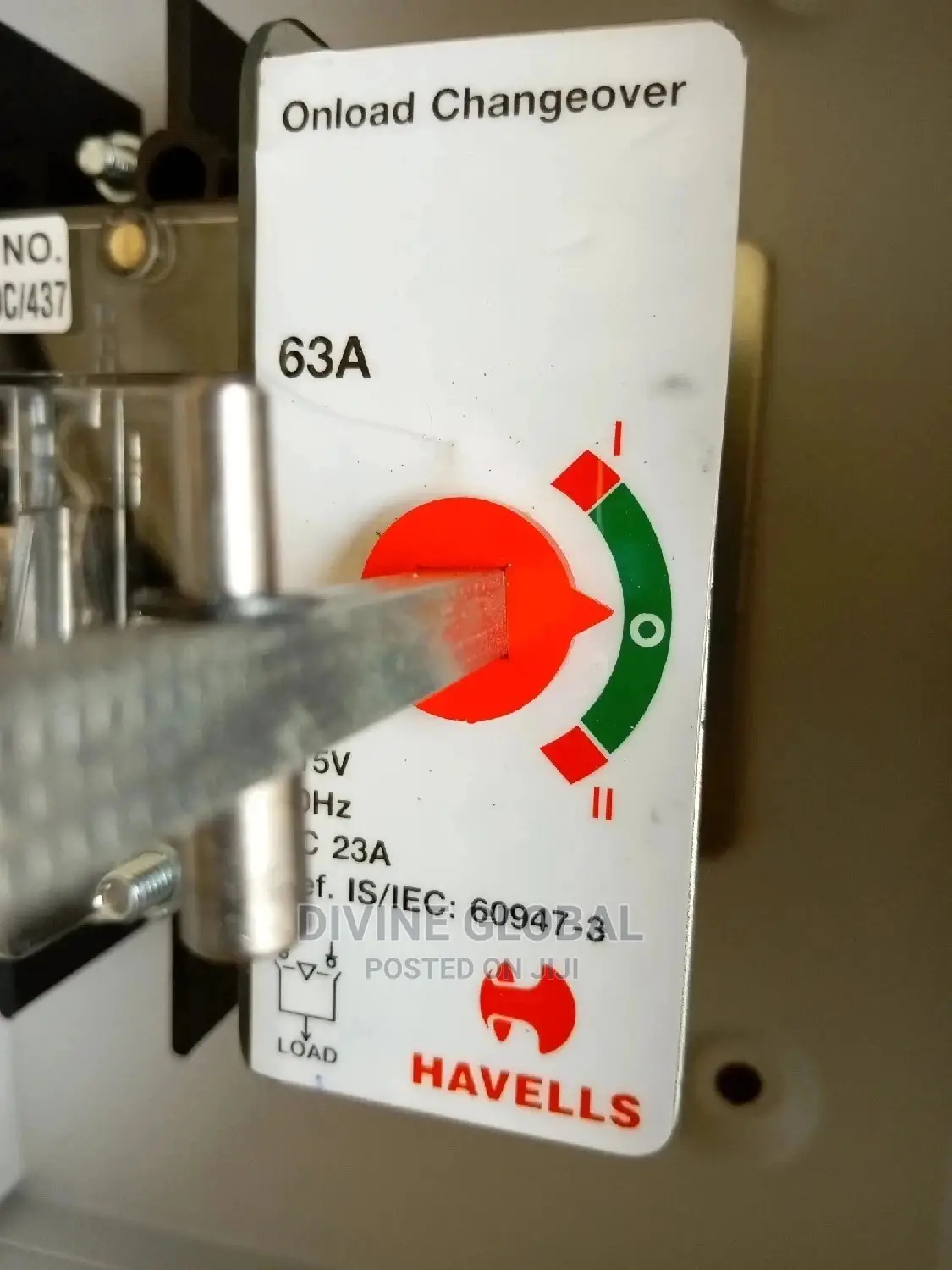 63A Change Over Switch Havell