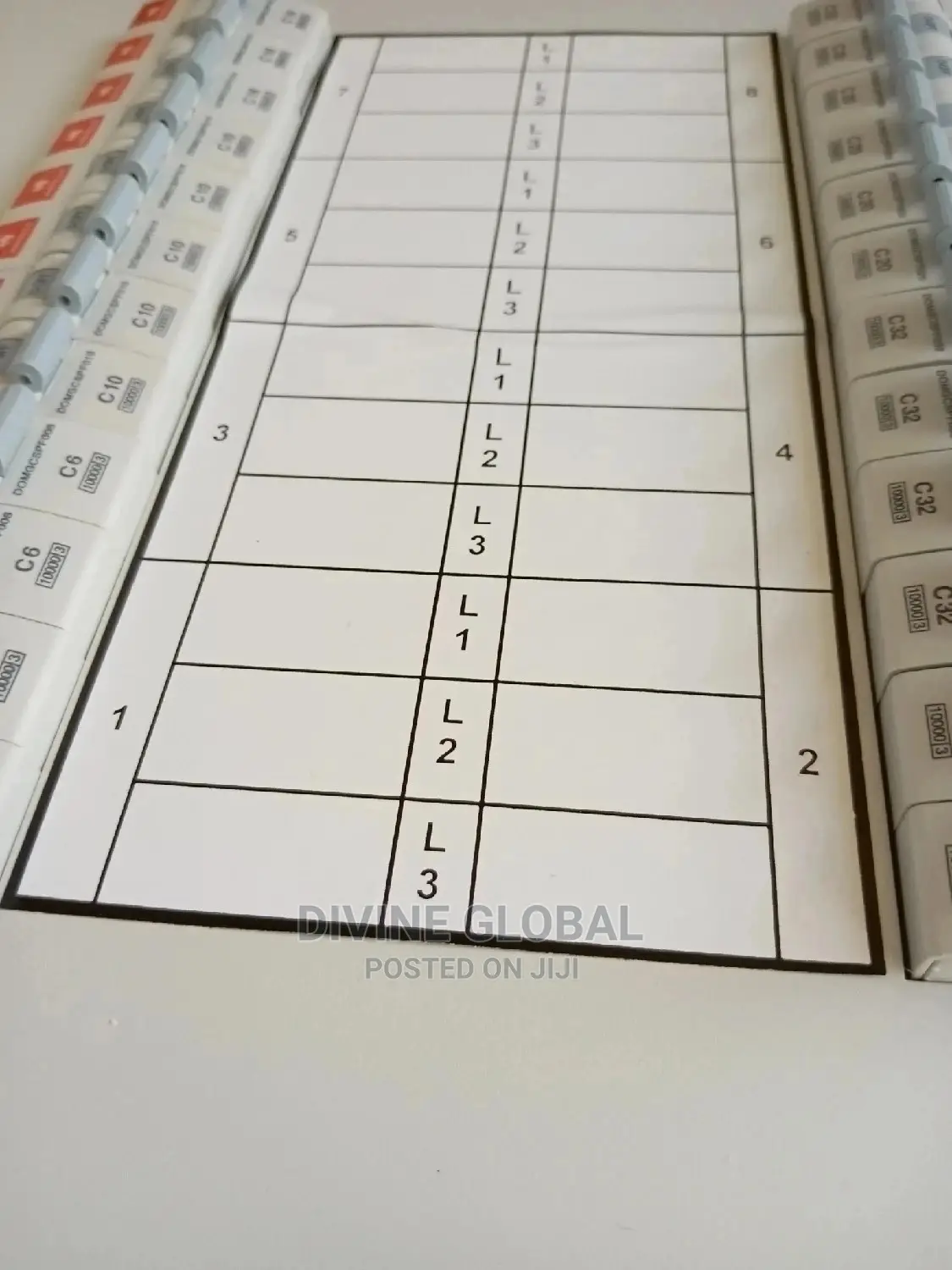 8way 3phase Distribution Board Havell Main Switch