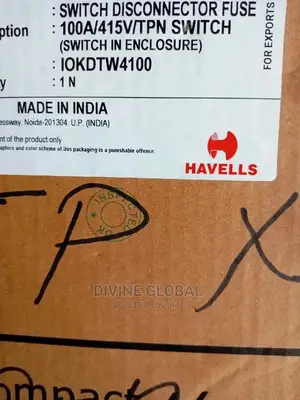 100A TPN Switch Disconnector Fuse