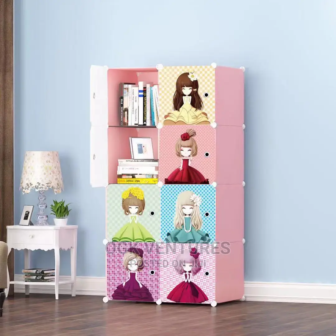 8 Cubes Kids Plastic Wardrobe