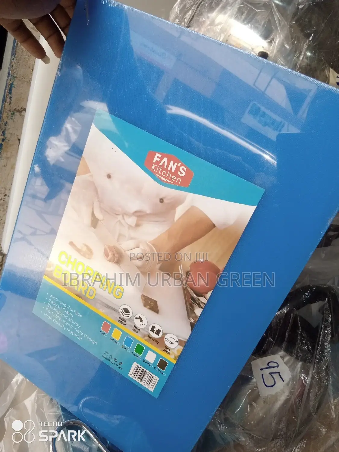 Blue Chopping Board