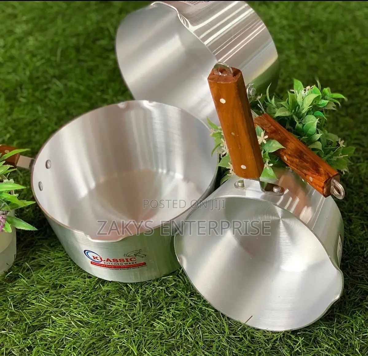 Klassic Aluminium Milk Pans 3SET