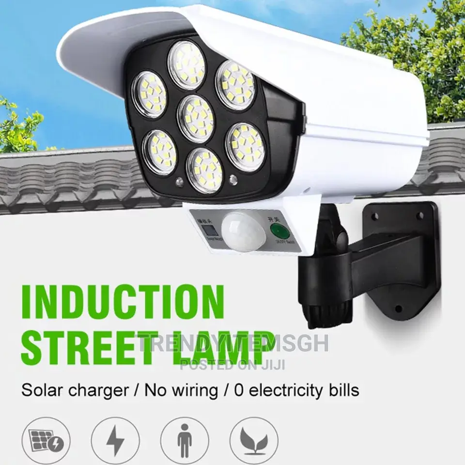 Motion Sensor Dummy Solar Camera Light